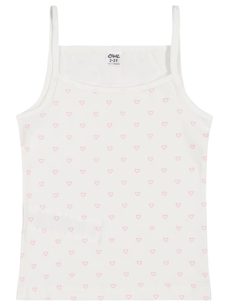 Civil Girls Kalp  2-10 Yaş Kız Çocuk 2'li Atlet