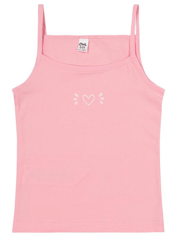 Civil Girls Kalp  2-10 Yaş Kız Çocuk 2'li Atlet