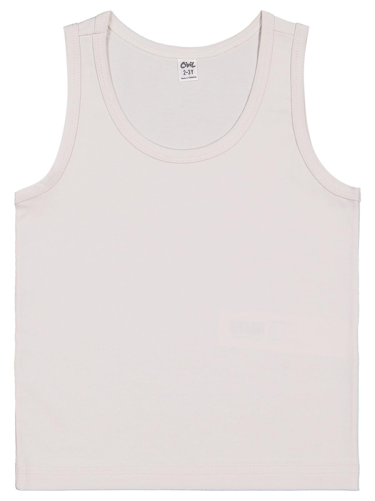 Civil Boys Mavi-Gri 2-12 Yaş Erkek Çocuk 2'li Atlet