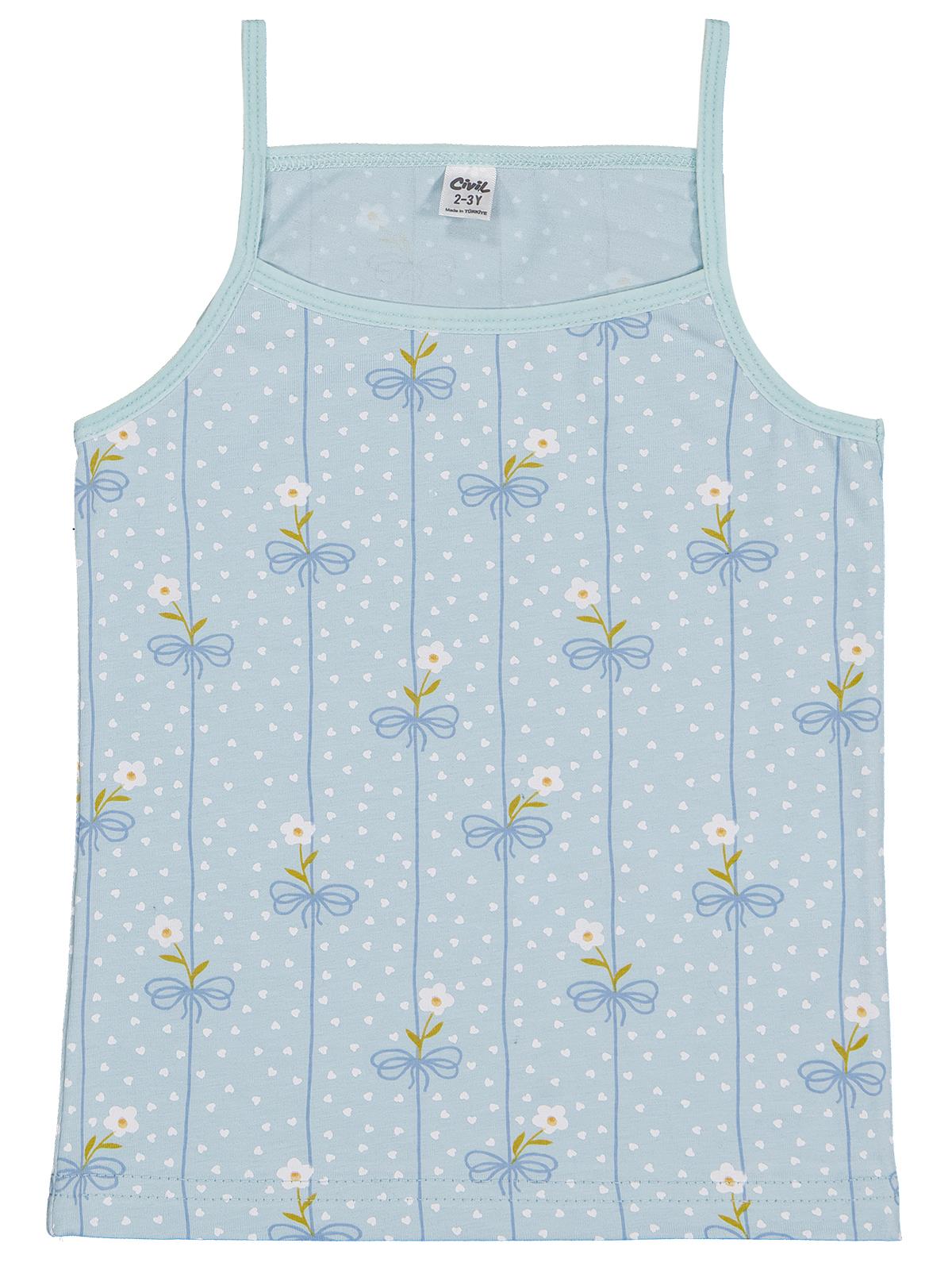 Civil Girls Flower 2-10 Yaş Kız Çocuk 2'li Atlet