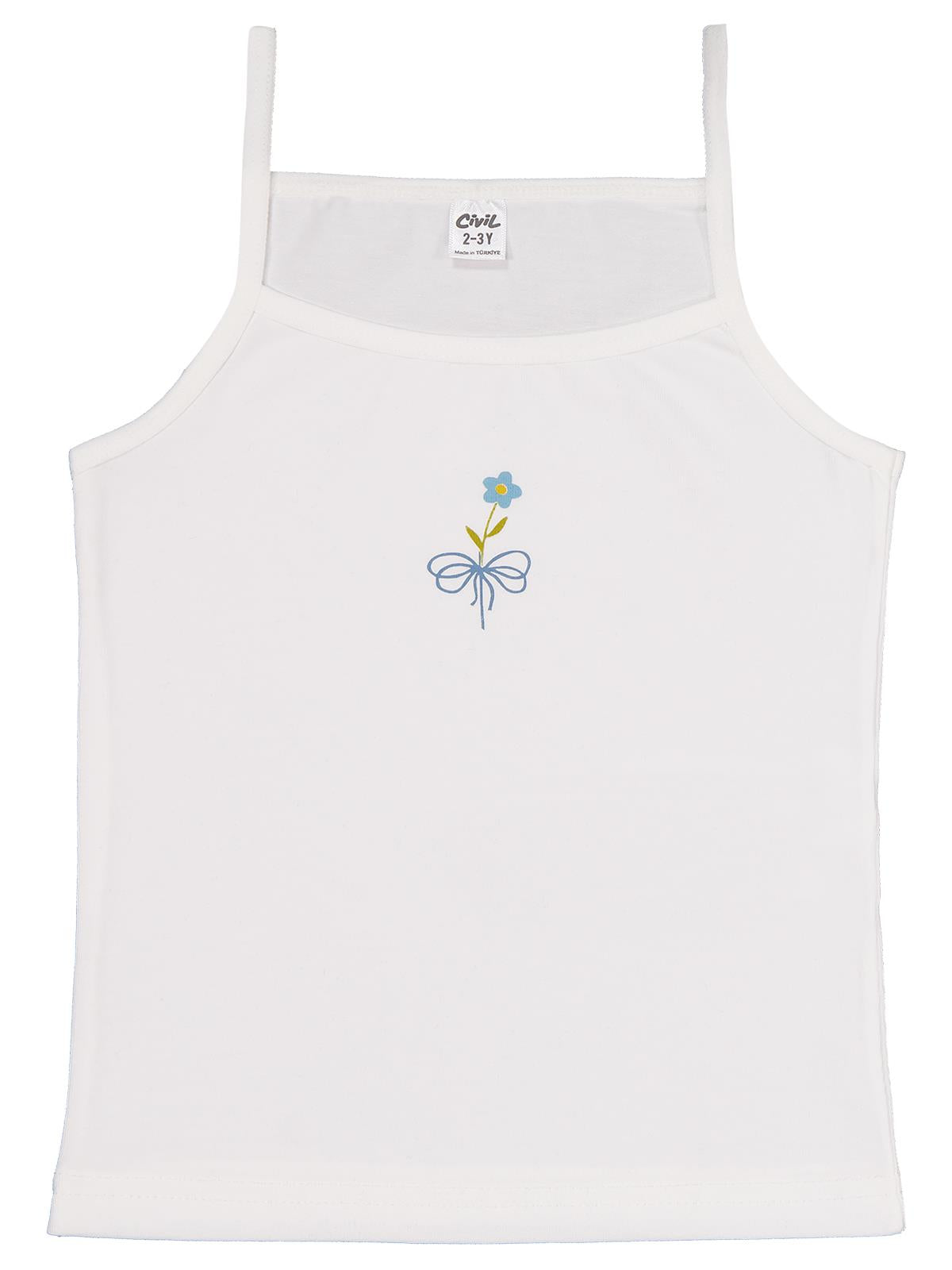 Civil Girls Flower 2-10 Yaş Kız Çocuk 2'li Atlet
