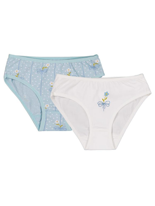 Civil Girls Flower 2-10 Yaş Kız Çocuk 2'li Külot