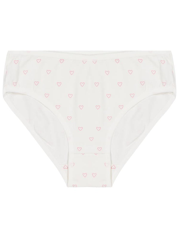 Civil Girls Kalp  2-10 Yaş Kız Çocuk 2'li Külot