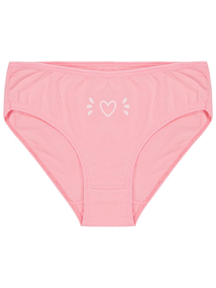 Civil Girls Kalp  2-10 Yaş Kız Çocuk 2'li Külot