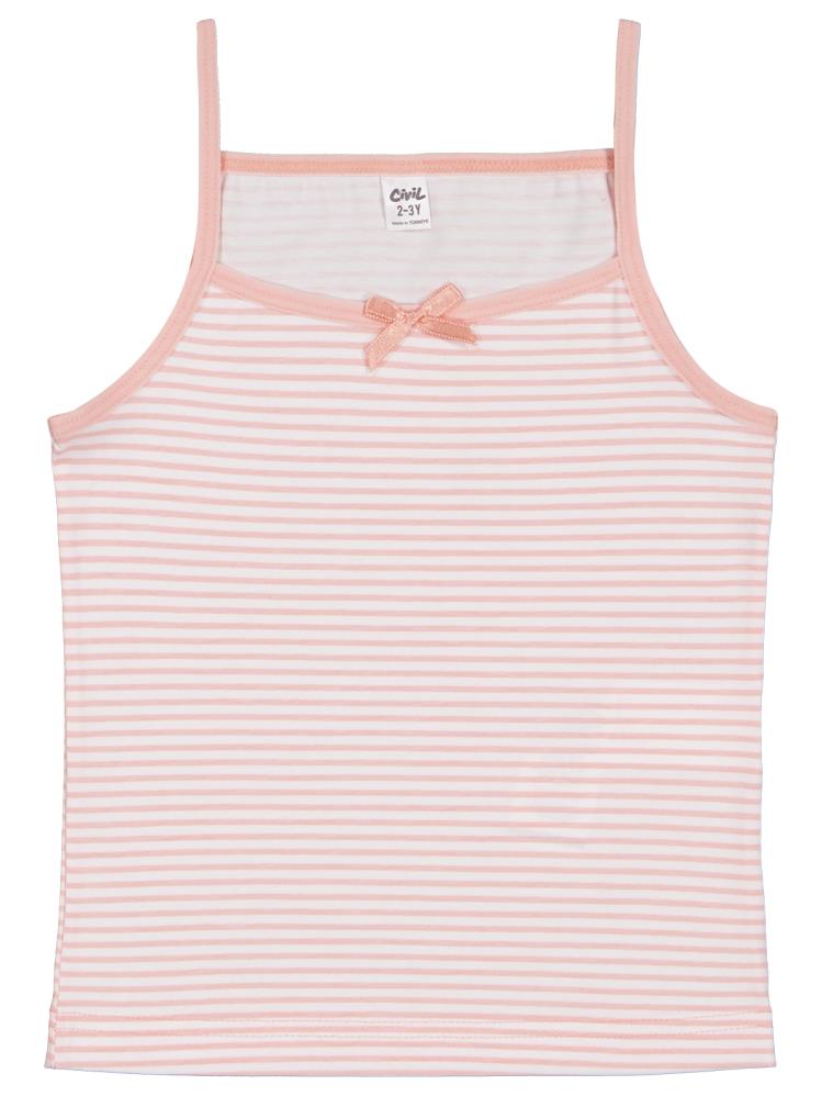 Civil Girls Çizgili  2-10 Yaş Kız Çocuk 2'li Atlet
