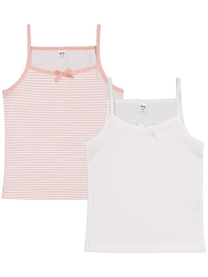 Civil Girls Çizgili  2-10 Yaş Kız Çocuk 2'li Atlet