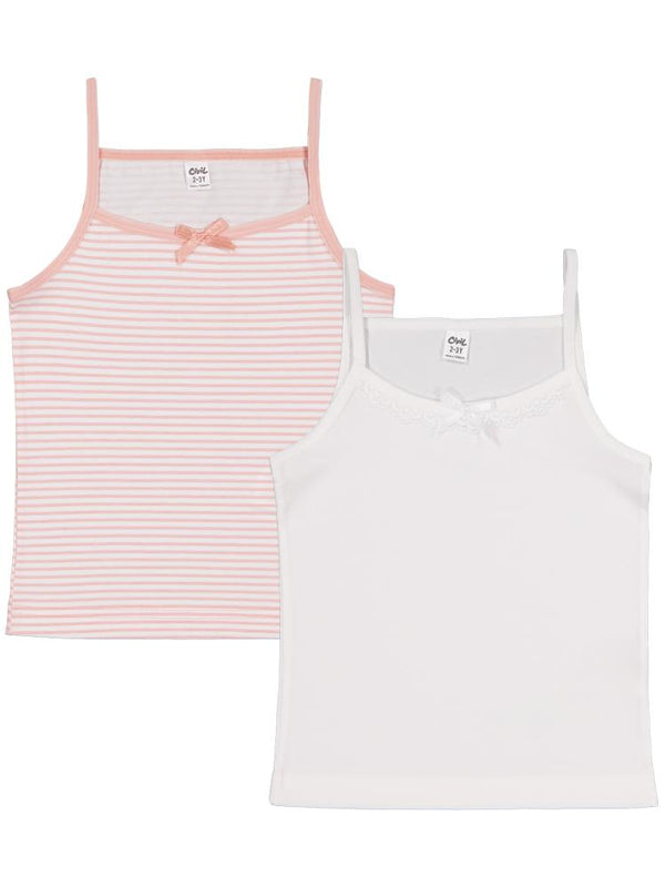 Civil Girls Çizgili  2-10 Yaş Kız Çocuk 2'li Atlet