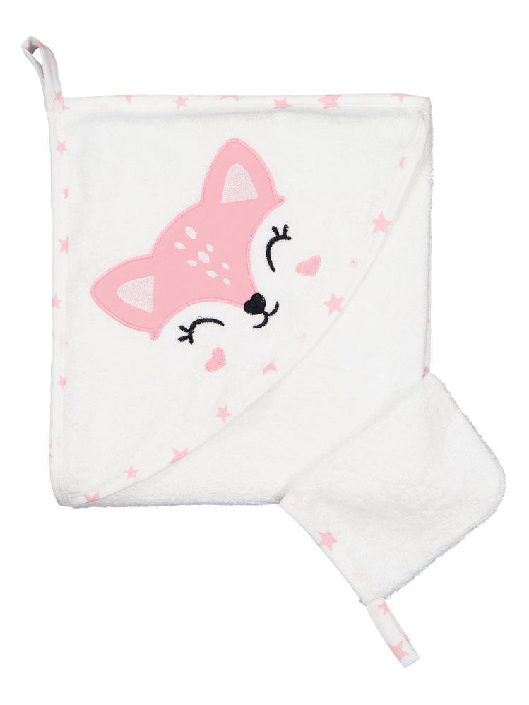 Civil Baby Ceylan Nakışlı Bambu Havlu - Ekru