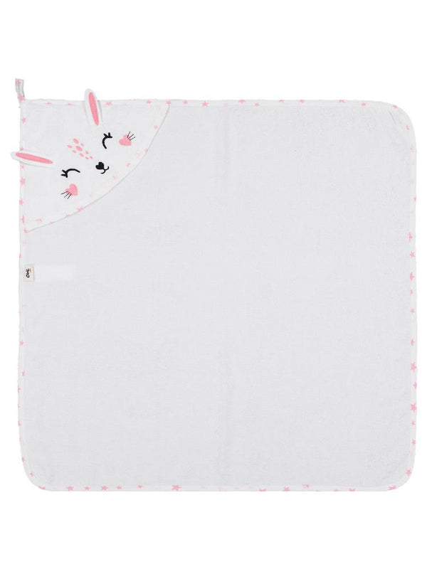 Civil Baby Tavşan Mobil Kulaklı Bambu Havlu - Ekru