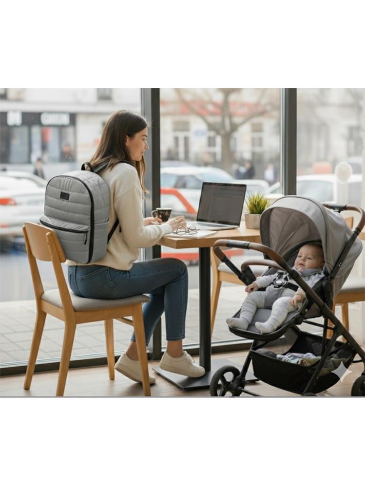 Babymol Selimiye Anne Bebek Bakım Çantası - Gri