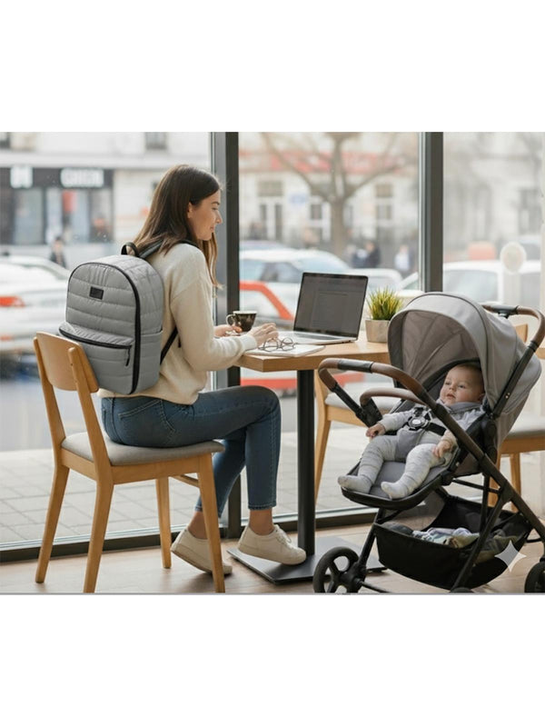 Babymol Selimiye Anne Bebek Bakım Çantası - Gri