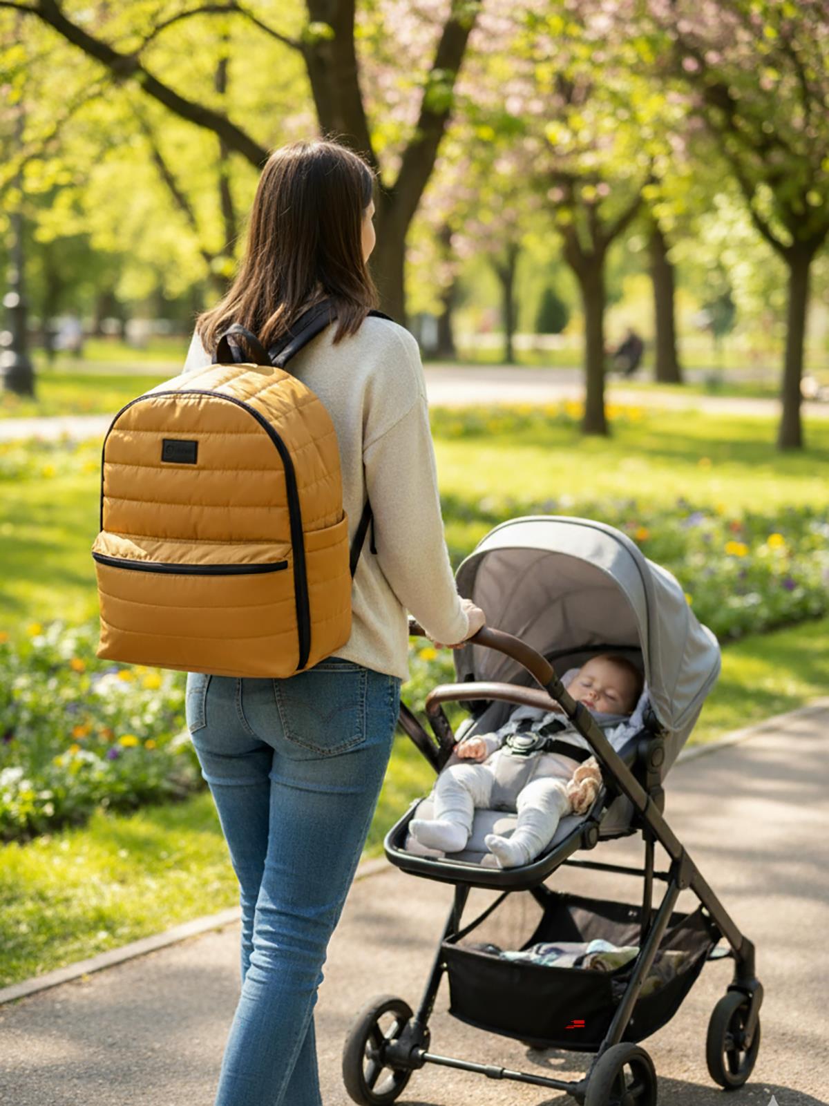 Babymol Selimiye Anne Bebek Bakım Çantası - Sarı