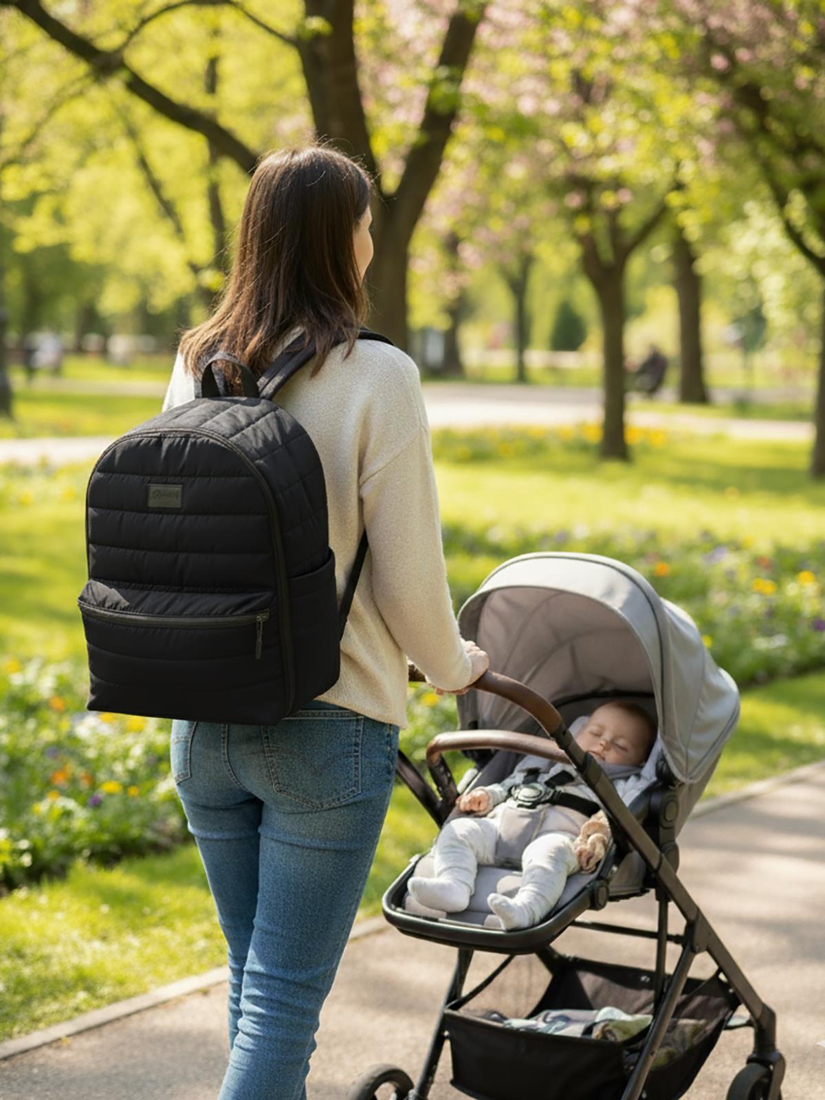 Babymol Selimiye Anne Bebek Bakım Çantası - Siyah