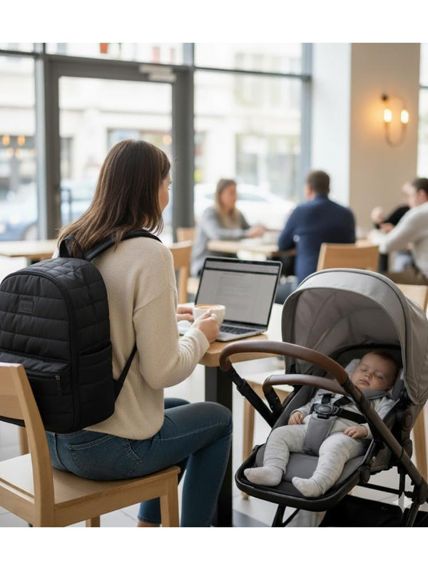 Babymol Selimiye Anne Bebek Bakım Çantası - Siyah