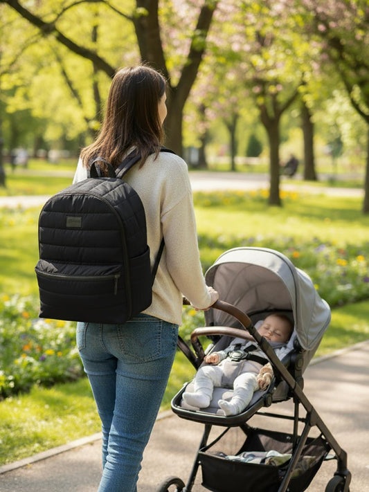 Babymol Selimiye Anne Bebek Bakım Çantası - Siyah