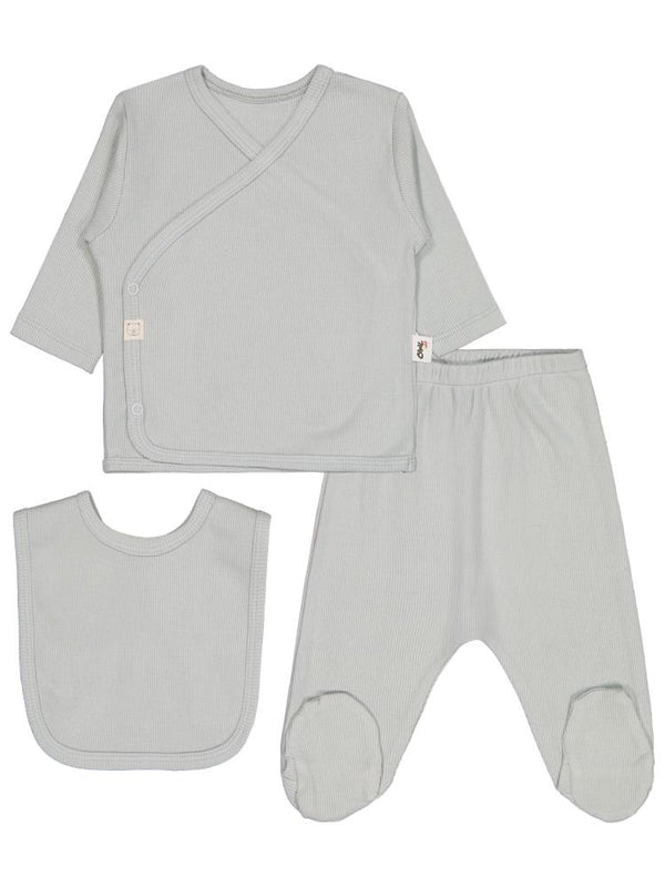 Civil Baby 3'Lü Basic 0-1 Ay Zıbın Takımları - Yeşil