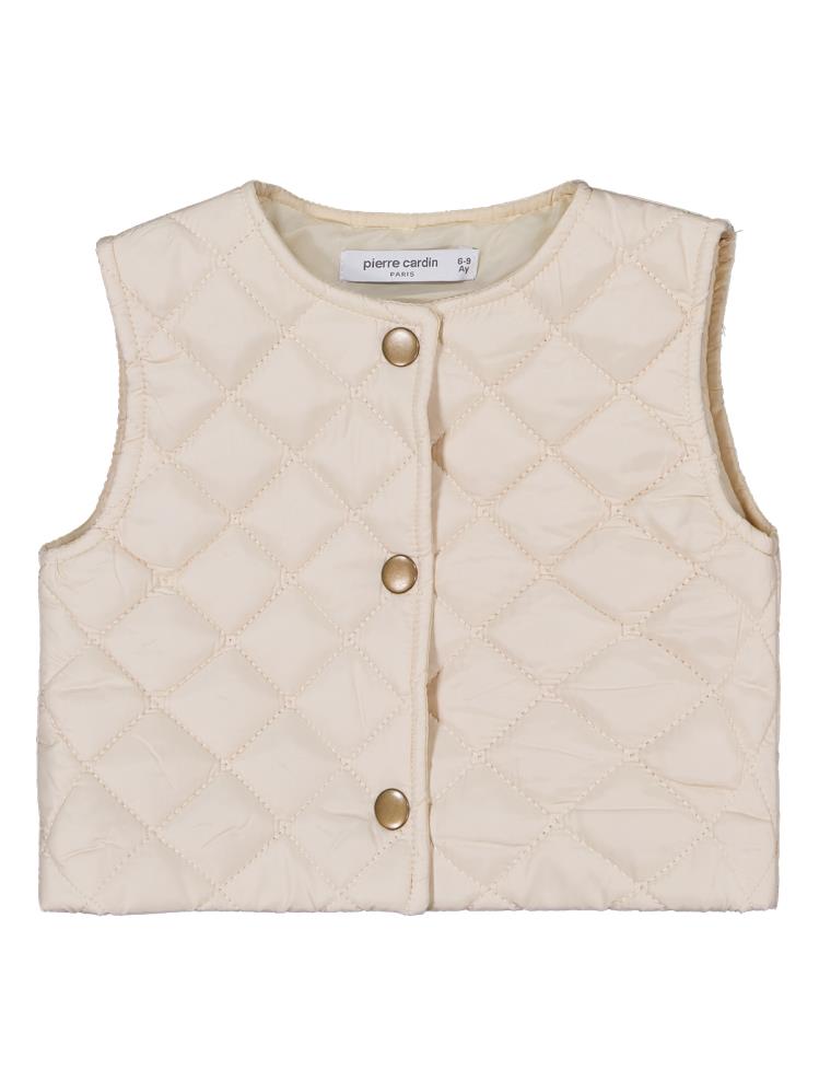 Pierre Cardin Şişme Yelekli 6-18 Ay Takım - Bej