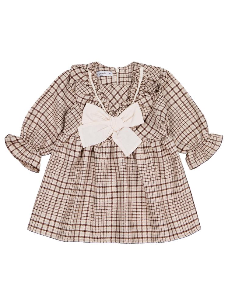 Pierre Cardin Fiyonklu  6-18 Ay Elbise - Bej