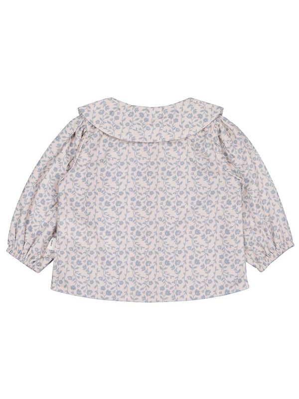 Civil Baby Çiçek Baskılı 6-18 Ay Gömlek - Mavi