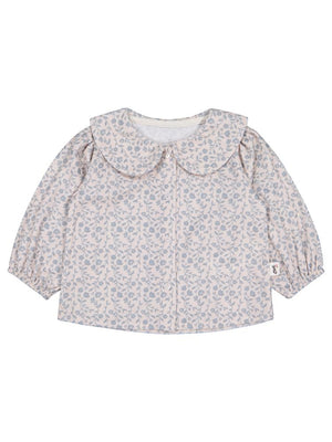 Civil Baby Çiçek Baskılı 6-18 Ay Gömlek - Mavi