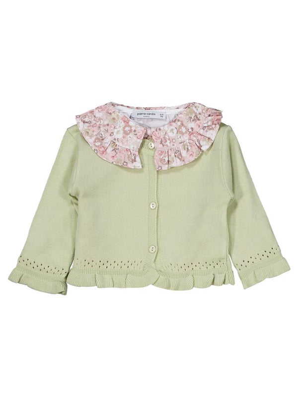 Pierre Cardin Triko Hırkalı 3'lü 6-18 Ay Takım - Yeşil