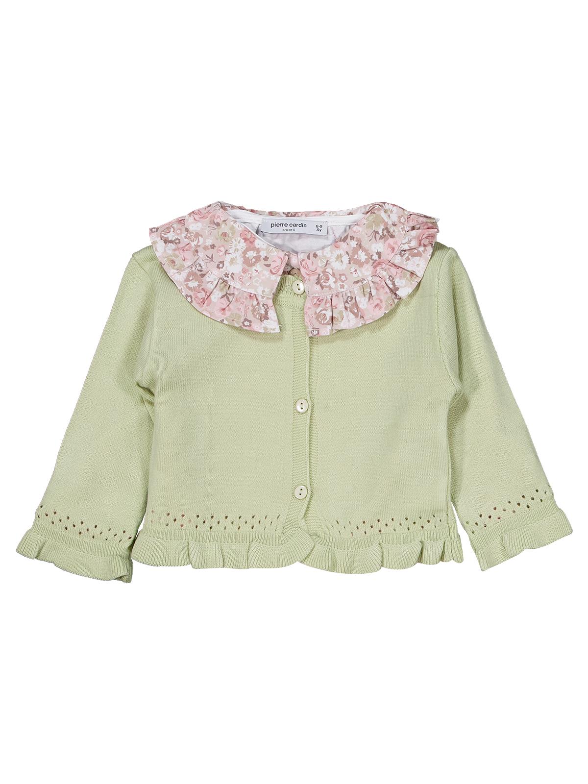 Pierre Cardin Triko Hırkalı 3'lü 6-18 Ay Takım - Yeşil