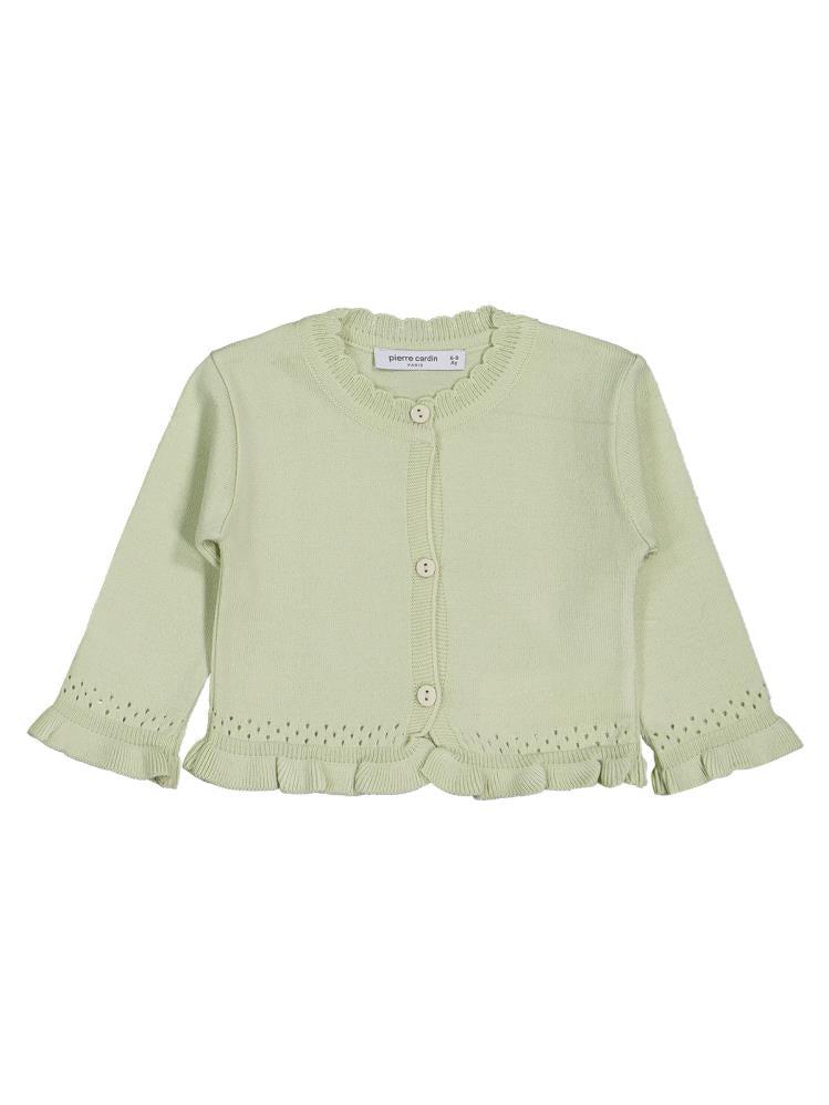 Pierre Cardin Triko Hırkalı 3'lü 6-18 Ay Takım - Yeşil