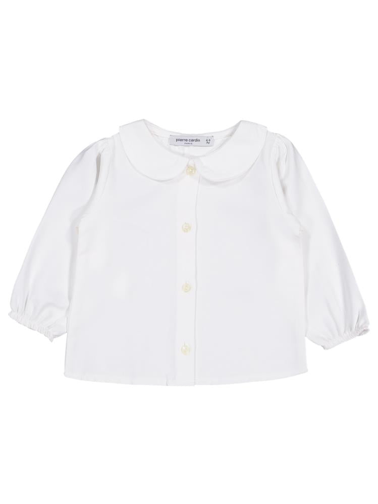 Pierre Cardin Çiçek Nakışlı 6-18 Ay Elbise - Bej