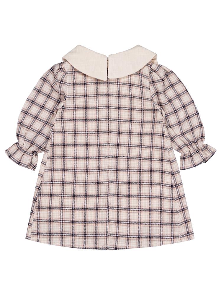 Pierre Cardin Fiyonklu ve Fırfırlı 6-18 Ay Elbise - Bej