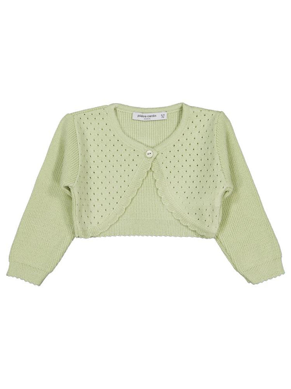 Pierre Cardin Triko Hırkalı 3'lü 6-18 Ay Elbise - Yeşil