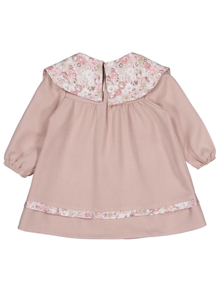 Pierre Cardin Fiyonk Yaka 6-18 Ay Elbise - Pudra