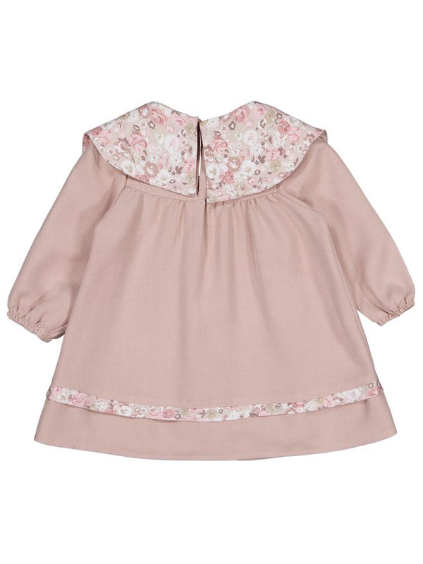 Pierre Cardin Fiyonk Yaka 6-18 Ay Elbise - Pudra