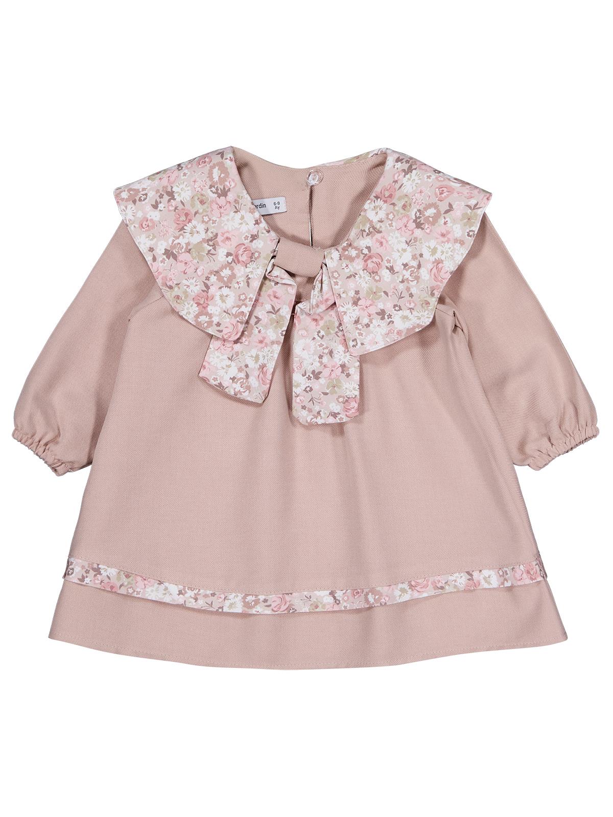 Pierre Cardin Fiyonk Yaka 6-18 Ay Elbise - Pudra