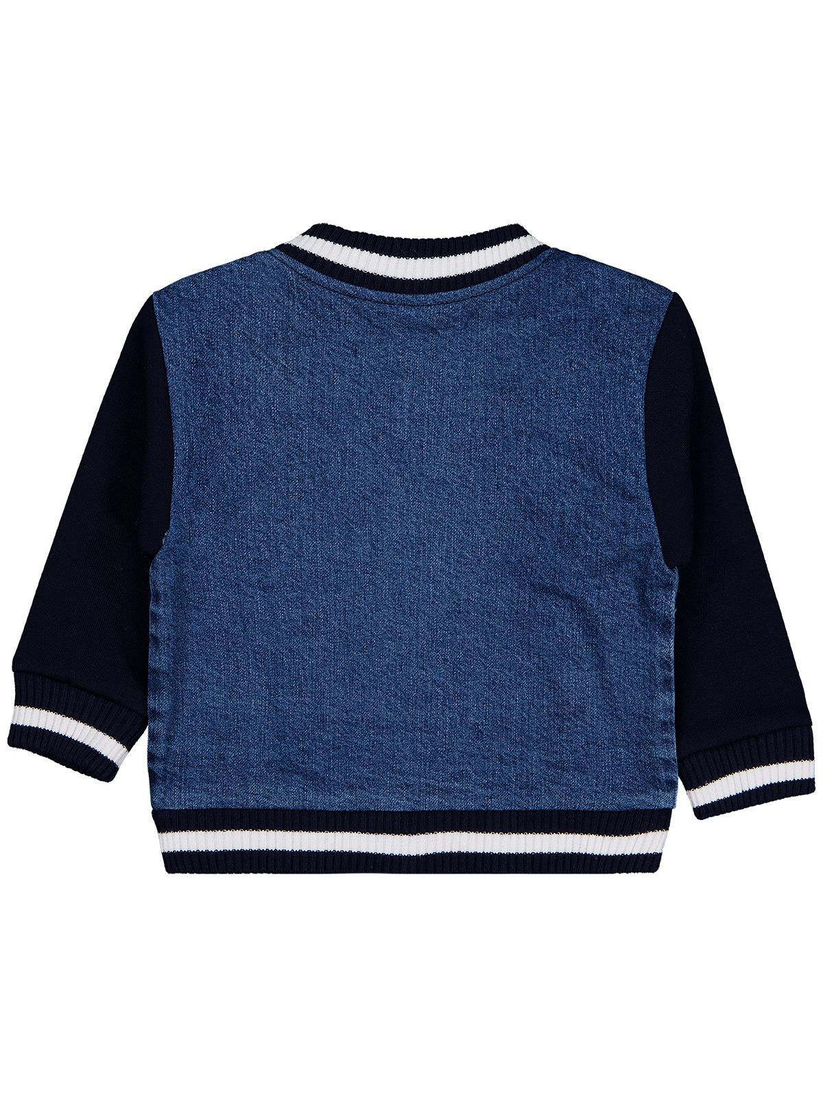 Civil Baby Ayıcık Nakışlı 9-18 Ay Ceket - Mavi