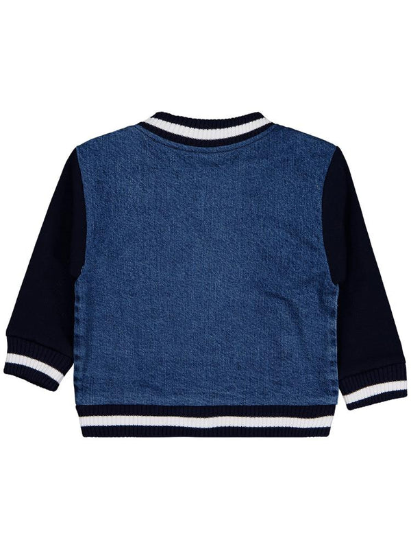 Civil Baby Ayıcık Nakışlı 9-18 Ay Ceket - Mavi