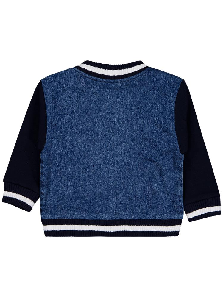 Civil Baby Ayıcık Nakışlı 9-18 Ay Ceket - Mavi