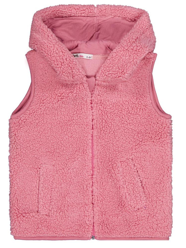 Civil Girls Düz 2-5 Yaş Yelek - Pembe