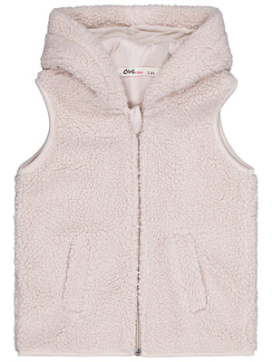 Civil Girls Düz 2-5 Yaş Yelek - Bej