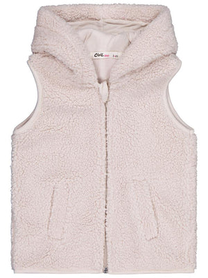 Civil Girls Düz 2-5 Yaş Yelek - Bej