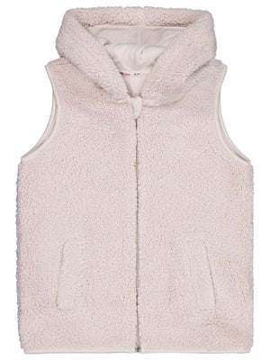 Civil Girls Düz 6-9 Yaş Yelek - Bej