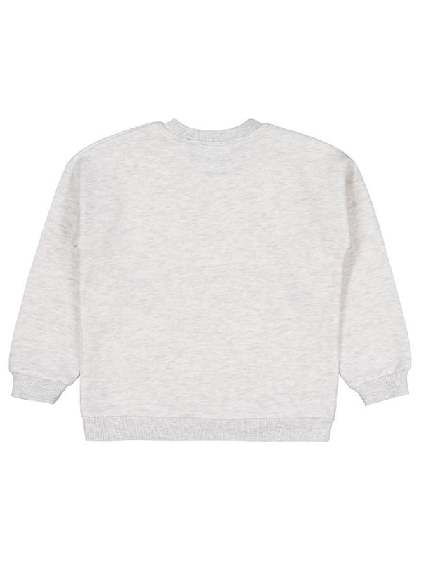 20252424 Civil Girls Wings Baskılı 6-9 Yaş Sweatshirt - Gri