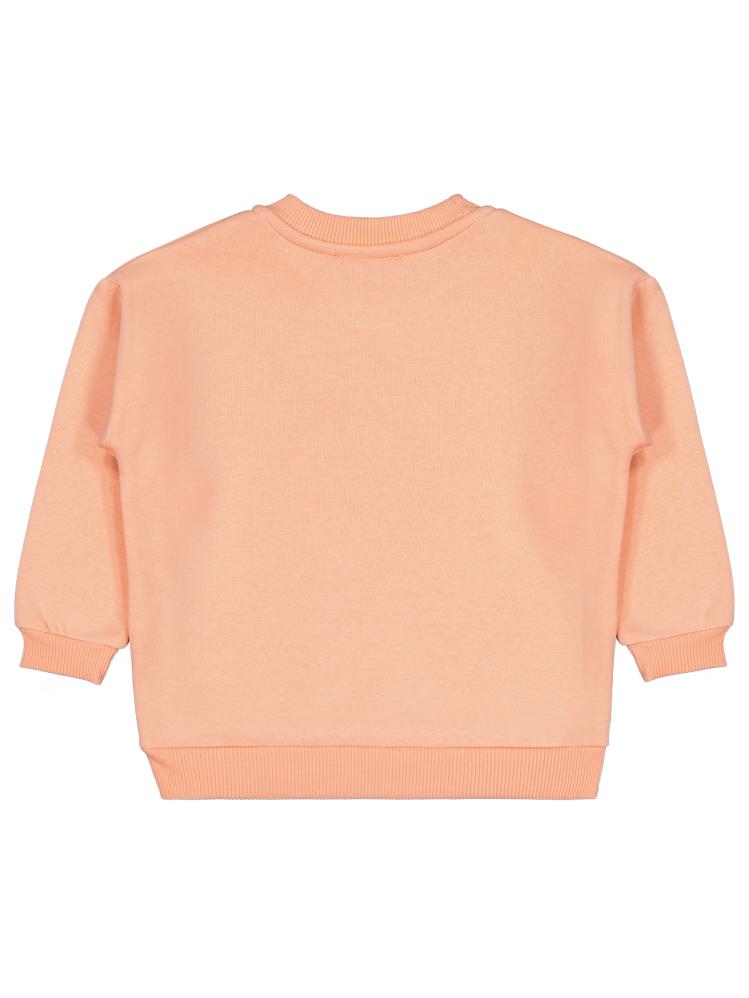 Civil Girls Lest Grow Together Baskılı 2-5 Yaş Sweatshirt - Turuncu