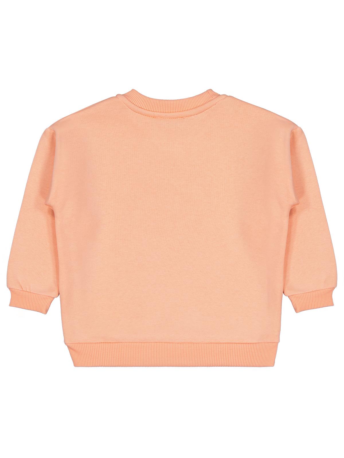 Civil Girls Lest Grow Together Baskılı 2-5 Yaş Sweatshirt - Turuncu