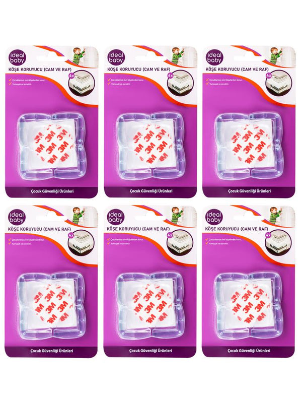 İdeal Baby Köşe Koruyucu Cam 6'lı Set