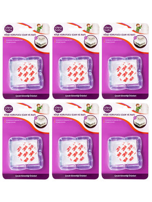İdeal Baby Köşe Koruyucu Cam 6'lı Set
