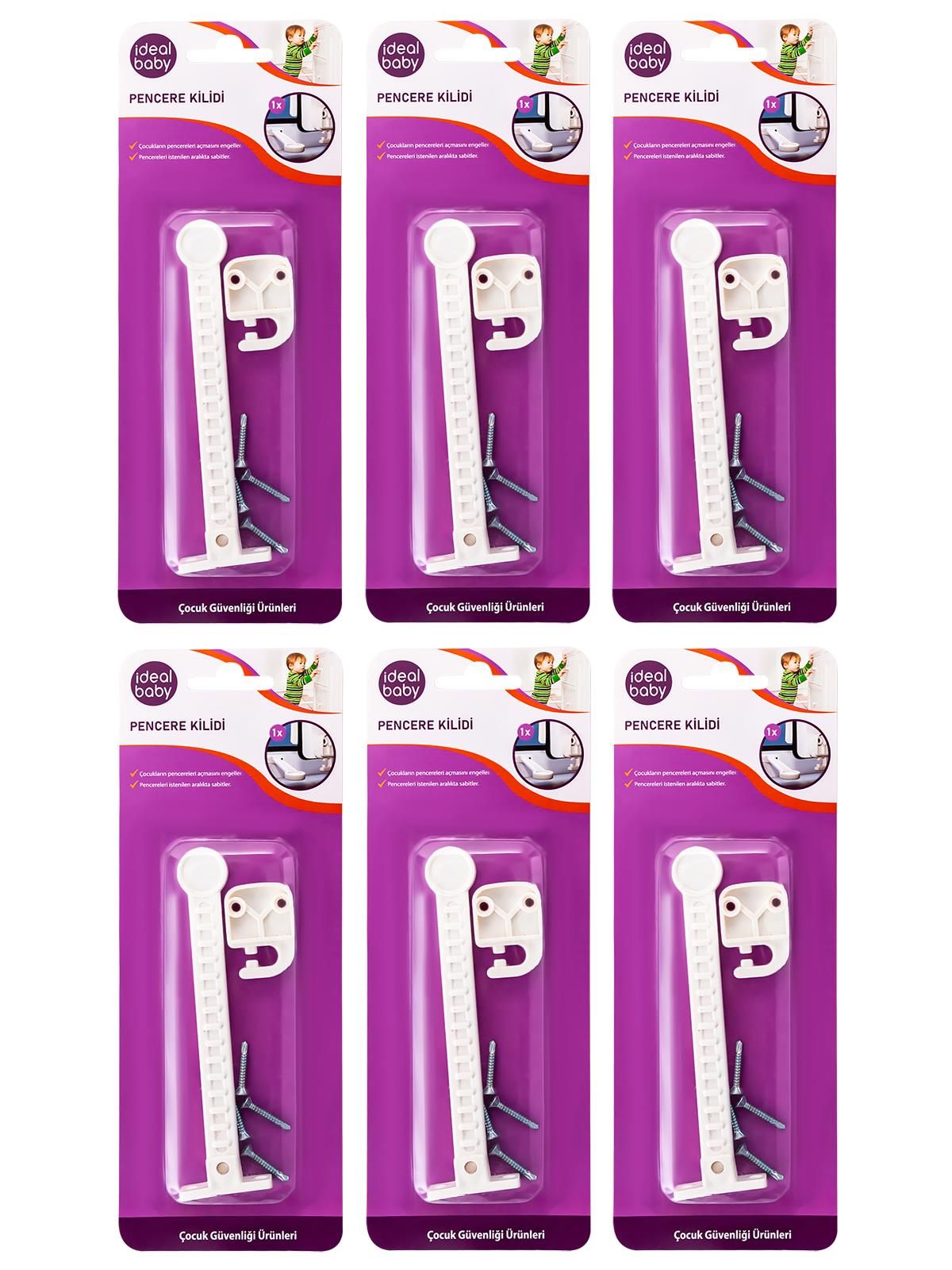 İdeal Baby Pencere Kilidi 6'lı Set