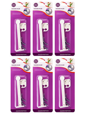 İdeal Baby Pencere Kilidi 6'lı Set