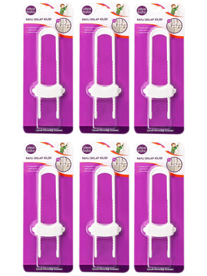 İdeal Baby Raylı Dolap Kilidi 6'lı Set