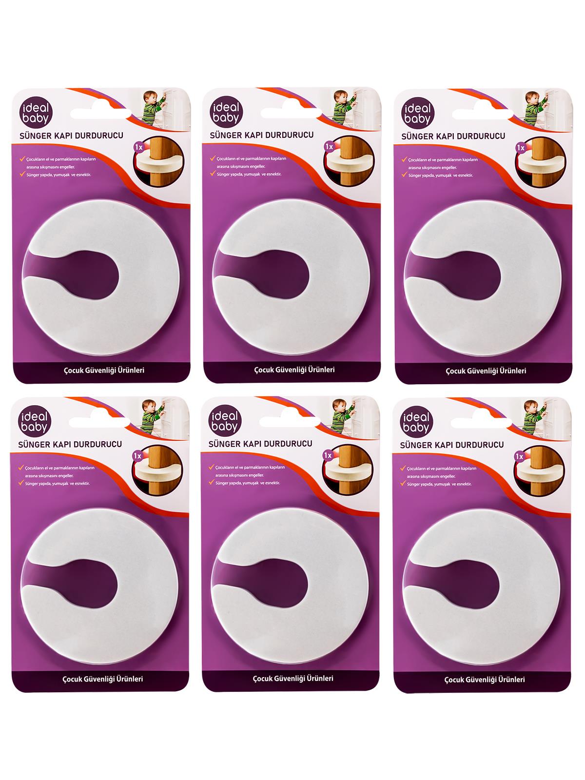 İdeal Baby Sünger Kapı Durdurucu 6'lı Set
