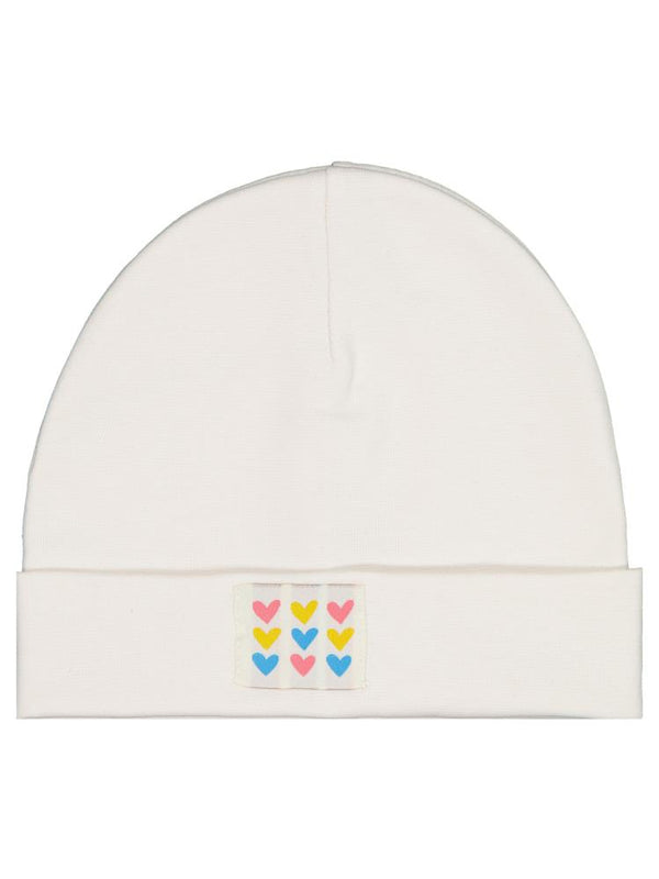 Civil Baby Kalp Etiketli Bebe Şapka Bere - Ekru